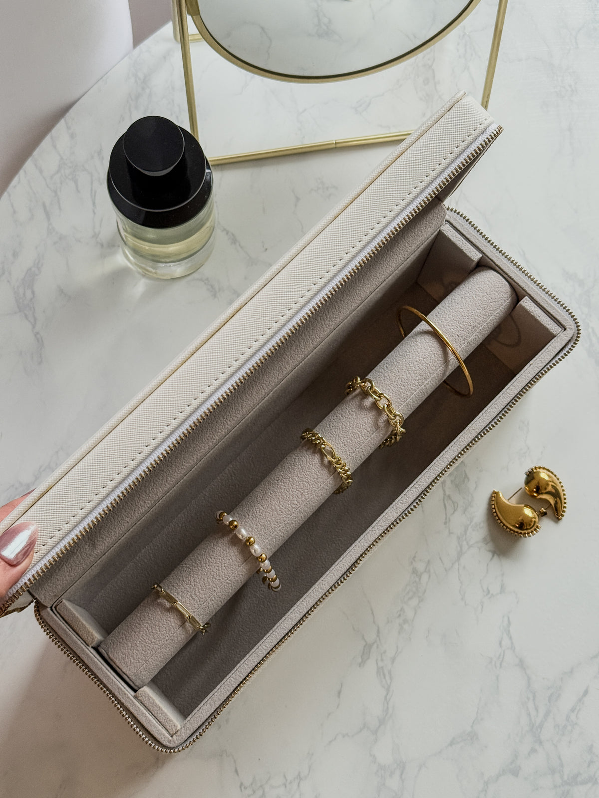 Bangle & Bracelet Box – White
